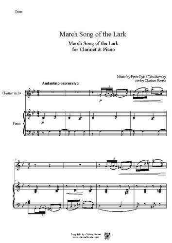 March Song of the Lark Op. 37a, No. 3 