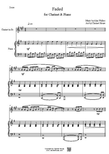 Faded for Clarinet & Piano