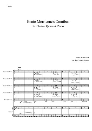 E.morricone Omnibus for Cl Ensemble