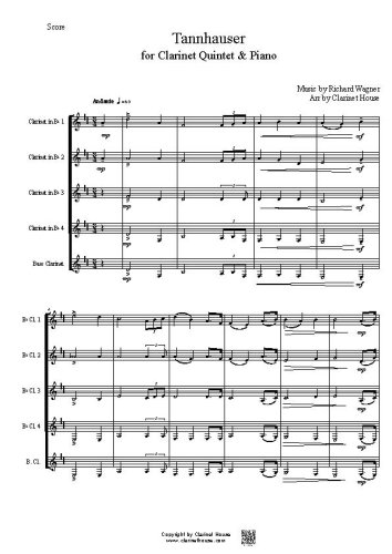 Tannhäuser for Clarinet Quintet