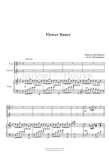 Flower Dance(Fl, Cla Duet with Piano)