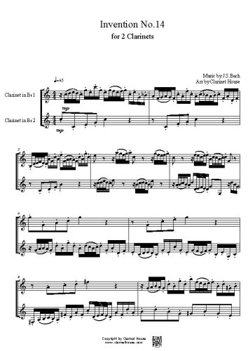 Bach 2 Part Invention No.14